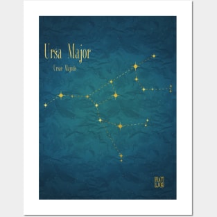 Night Sky Constellations - Ursa Major Posters and Art